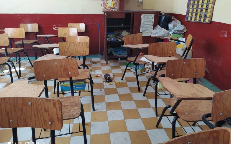 EN ESCUELAS  Buscan evitar robos