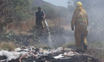Se incendia casa abandonada