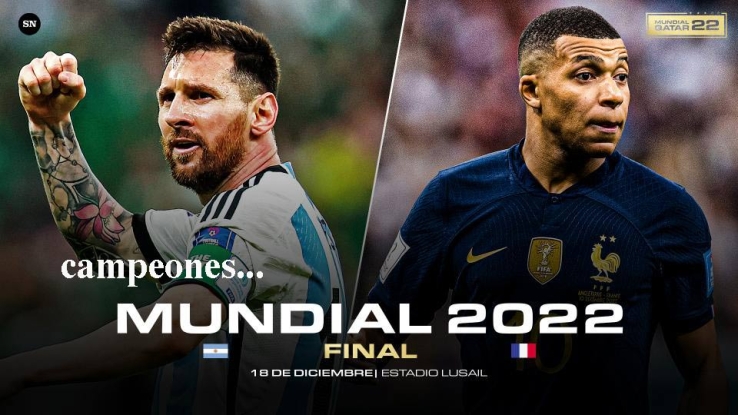 Argentina - Francia en la final del Mundial de Qatar