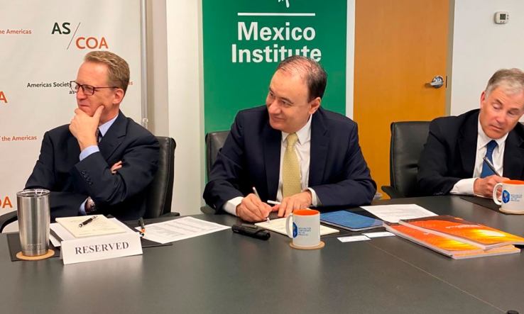 AFIRMA EN ESTADOS UNIDOS EL GOBERNADOR  Tiene Sonora condiciones para atraer mayor inversión