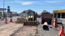 Se rehabilitarán 20 calles Presenta hundimientos obras de la calle De la Reforma
