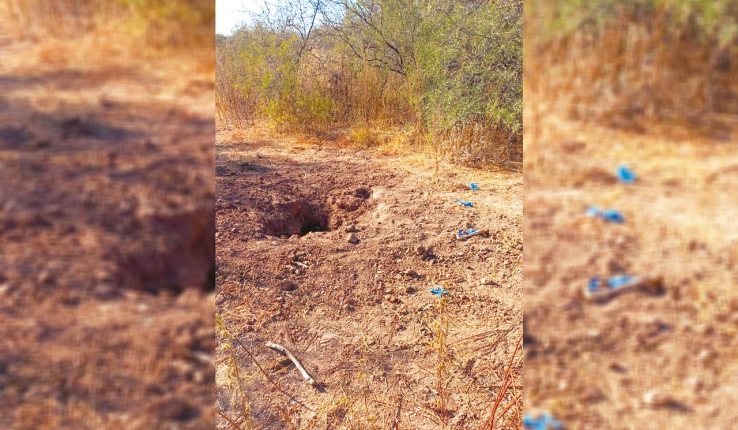 EN EL VALLE DE EMPALME  Localizan Guerreras Buscadoras fosas con restos humanos