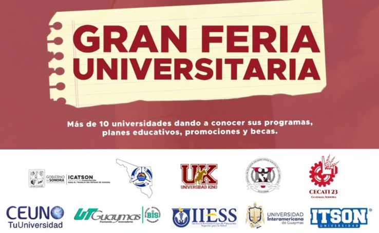 Realizarán Segunda Gran Feria Educativa en Empalme, mañana viernes