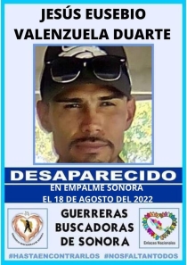 Otro joven desaparecido en Empalme