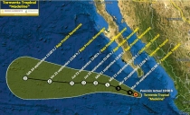 Tormenta tropical “Madeline” en México