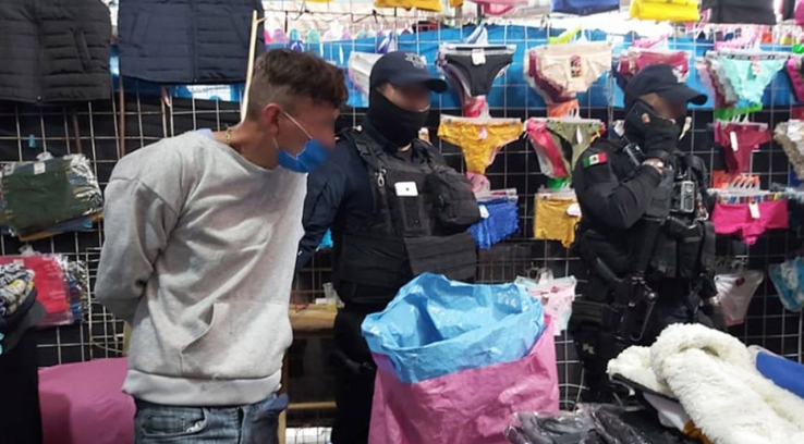 POR ROBO HORMIGA  Detienen a persona de calle