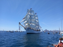 Visita “Cuauhtémoc” a San Carlos