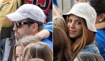 JUNTOS, PERO NO REVUELTOS  Shakira y Piqué apoyan a su hijo Milán en el beisbol