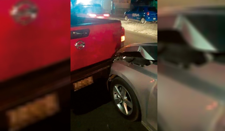 EN GUAYMAS NORTE  Se registra choque de autos