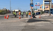 EN BACHEO  Cubre Obra pública en 48% de rezago
