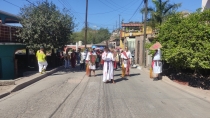 EN LA IGLESIA CRISTO MILAGROSO  Realizan Viacrucis viviente