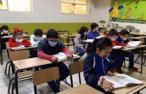 Alumnos de educación básica… Regresan a clases
