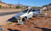 Resultan visitantes lesionados en accidente
