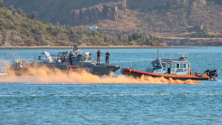 EN EL MALECÓN TURÍSTICO  Realiza Semar ejercicios navales