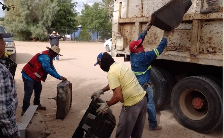 EN EJIDO ANTONIO ROSALES  Realizan intensa jornada de descacharre