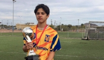 Sebastián Padilla promesa del futbol