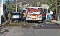EN LA COLONIA LAS VILLAS  Se incendia vivienda