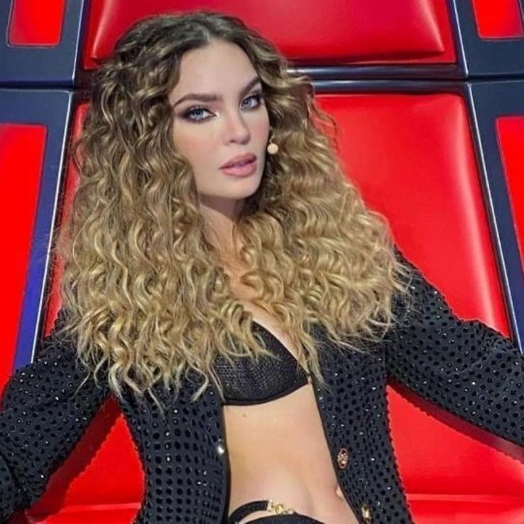 La reacción de Belinda al ver un video sexual en transmisión en vivo