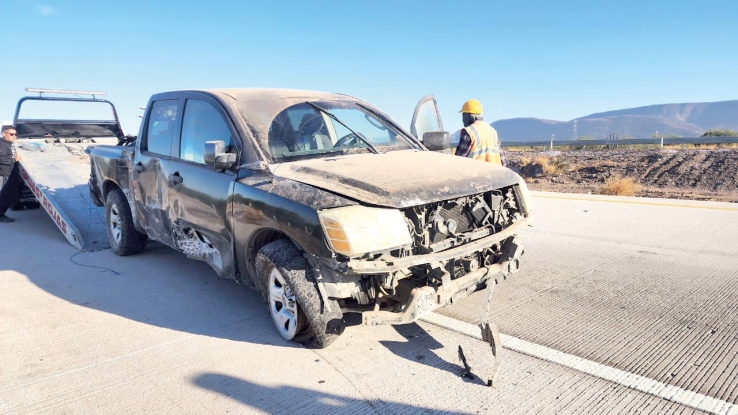 AL SUR DE EMPALME  Seis lesionados en volcamiento