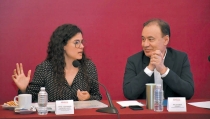 EL GOBERNADOR ALFONSO DURAZO Y LA SECRETARIA DEL TRABAJO, LUISA MARÍA ALCALDE Destacan estabilidad laboral