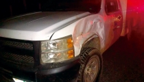 FRENTE A “EL SIMÓN”  Chocan pick ups