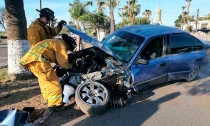 Resulta conductor lesionado