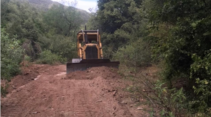 Personal de Sagarhpa Trabaja en programa Rehabilitación de Caminos