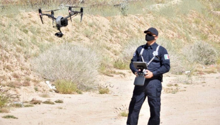 POLICÍA MUNICIPAL Aprende a usar drones en patrullaje