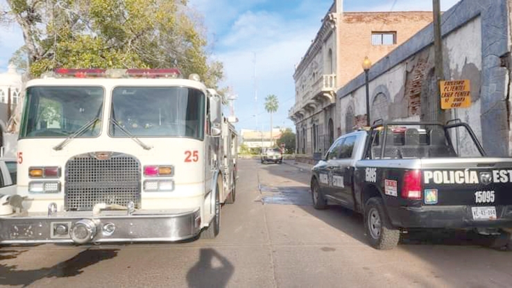 Se incendia predio en el sector Adolfo de la Huerta