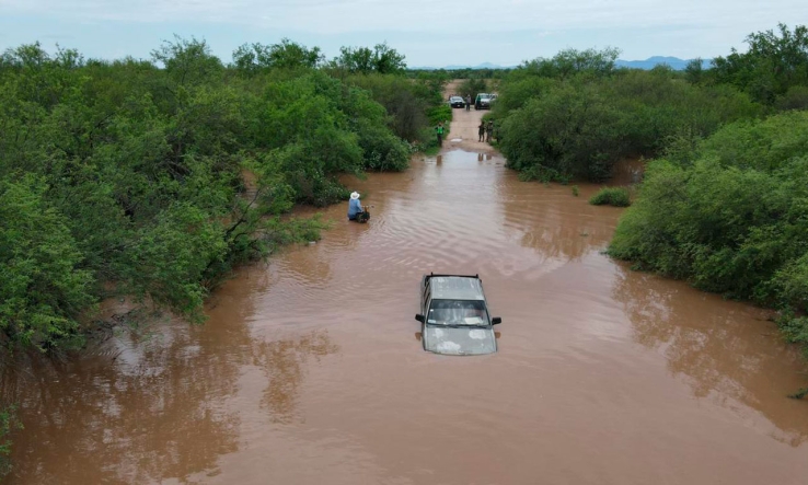 LLUVIA ABUNDANTE  Incomunica varios poblados
