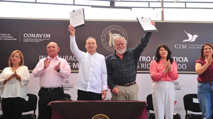 EN SAN LUIS RÍO COLORADO  Inaugura Gobernador Centro de Justicia para la Mujer