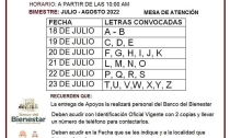 Se iniciará pago de pensión del Adulto Mayor y Discapacidad