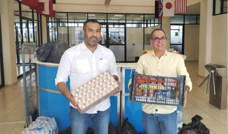 Entrega UTS donativos a familias afectadas por las lluvias