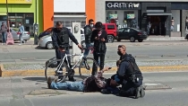 EBRIO CICLISTA Se estrella y no lo recuerda
