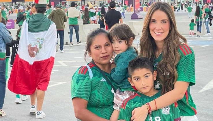 Critican a esposa de Andrés Guardado por llevar a su niñera al Mundial de Qatar
