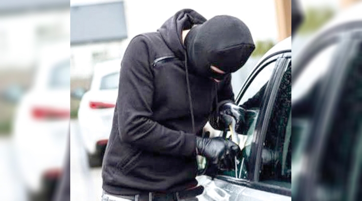 Roban mochila con laptop