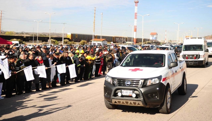 El gobernador Alfonso Durazo Inicia operativo vacacional invernal