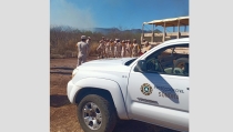 En la zona de Rosario, Quiriego y Cajeme Avanza combate a incendio forestal