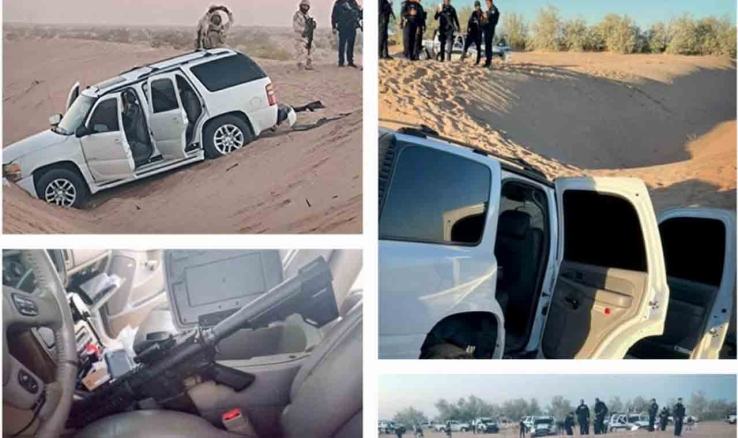 EN LA CARRETERA SLRC-SONOYTA  Enfrentamiento deja varios detenidos