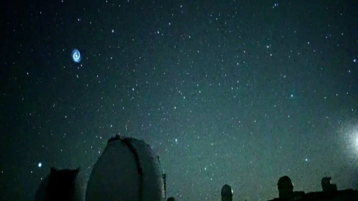 Space X explica misteriosa espiral azul sobre Hawái