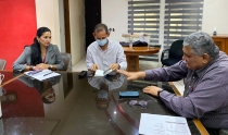 ALCALDE LUIS FUENTES Y CEA Acuerdan acabar con problemática de aguas negras