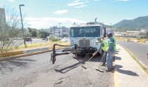 CON EQUIPO SOFISTICADO Intensifican acciones de bacheo
