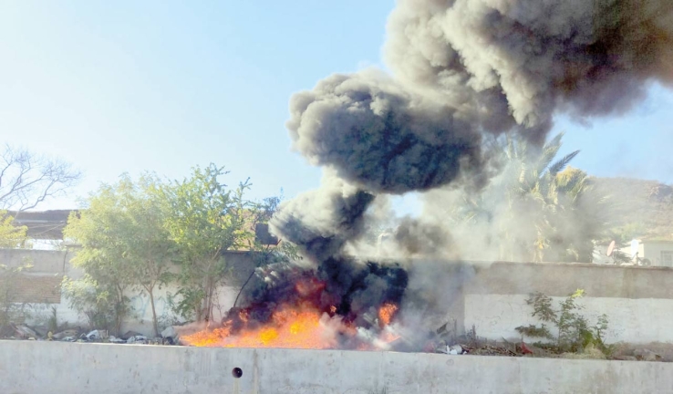 Sofocan incendio forestal en la colonia Independencia