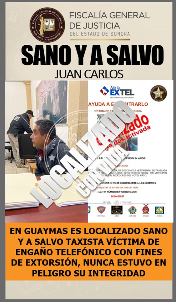 Localizan a taxista extraviado