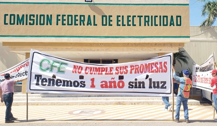 Incumple CFE con propietarios de lotes campestres