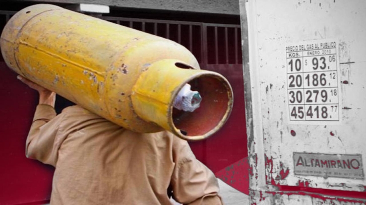 Se llevan cilindro de gas