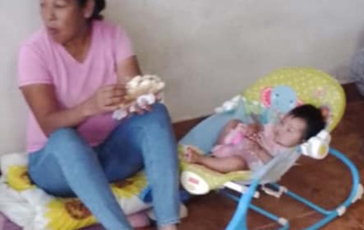 Bebé chiapaneca es la más pequeña de las damnificadas