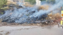 EN EL CENTRO  Atienden incendio de maleza y basura