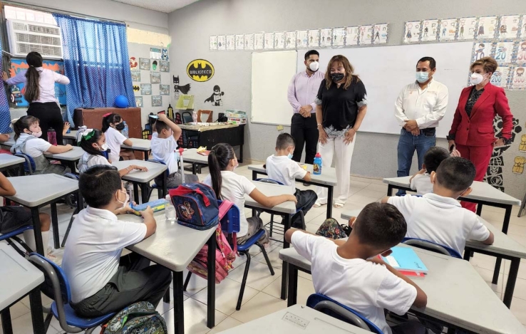 EN PLANTELES EDUCATIVOS  Se registra 90% de asistencia