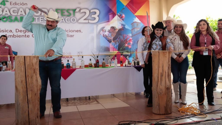 Es la cuarta edición Realizan con éxito festival del Bacanora